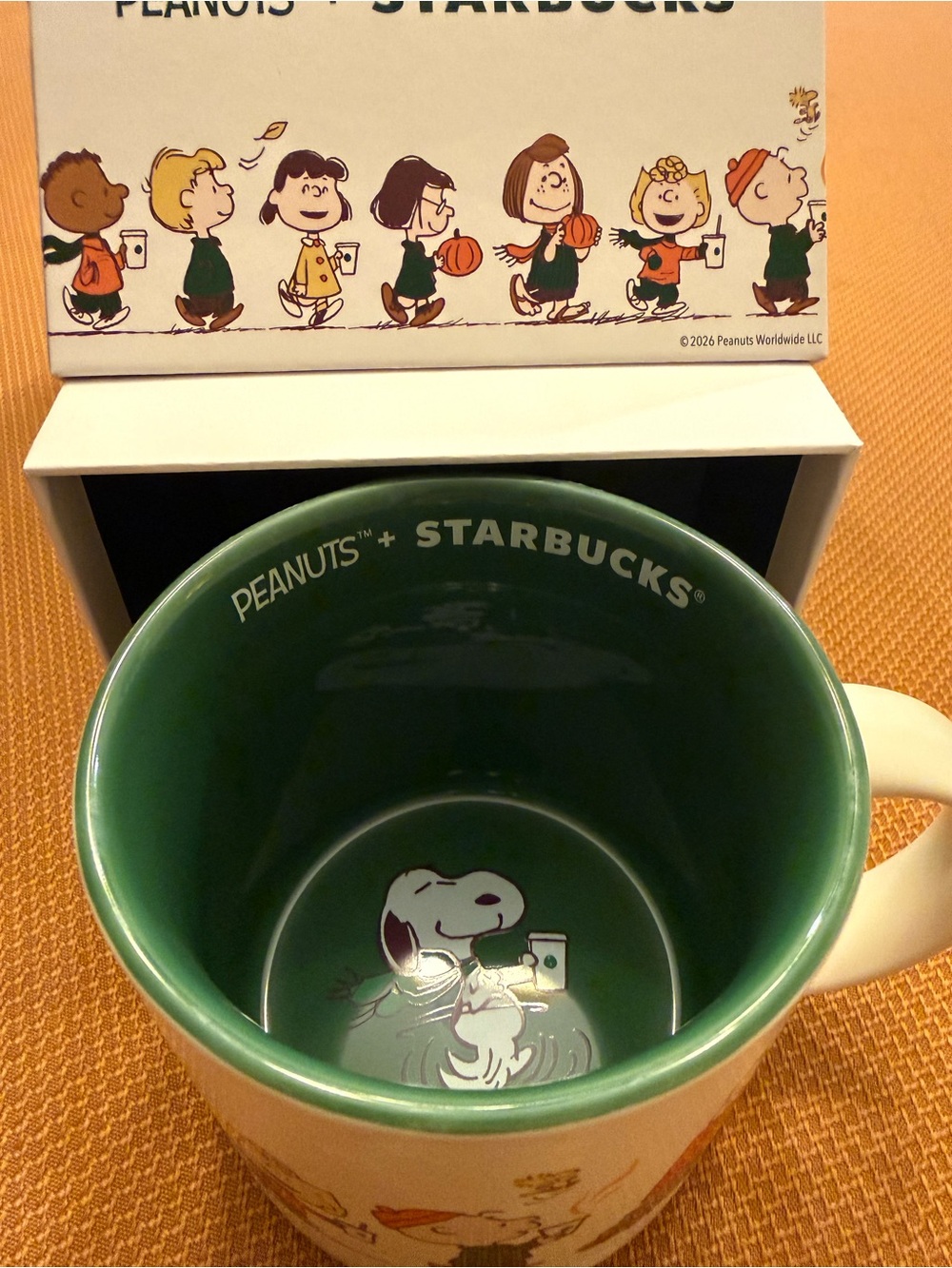 Starbucks x Peanuts Cream Ceramic Mug - Limited Edition Brand New! - Picture 3 of 6